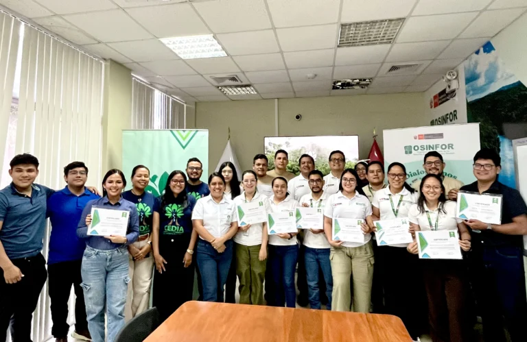 CEDIA y OSINFOR fortalecen capacidades técnicas para consolidar la seguridad jurídica territorial y la gobernanza en comunidades de la Amazonía